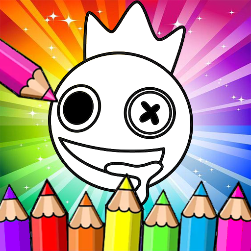 Coloring Rainbow Friends Pages Mod